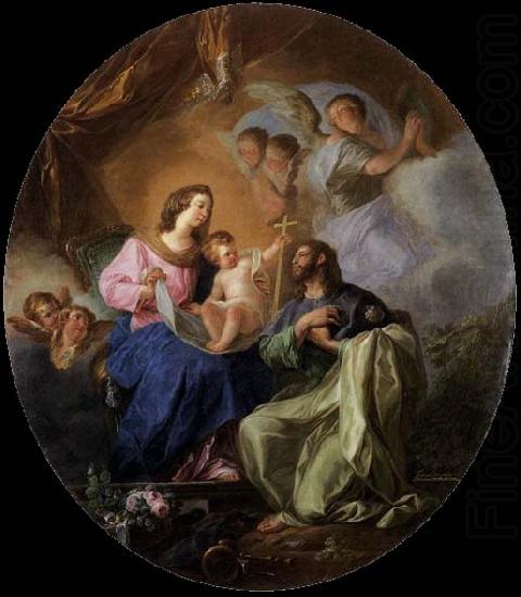 Luis Paret y alcazar Virgin and Child with St James the Great china oil painting image